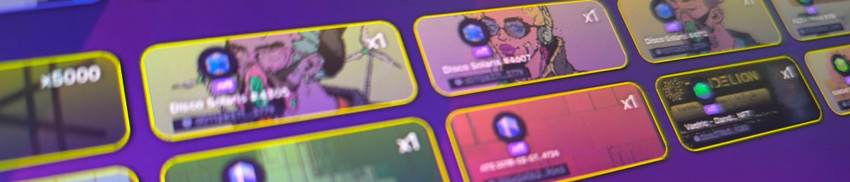 Assets represented as colored cards